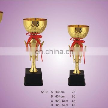 Metal award trophys for business gifts