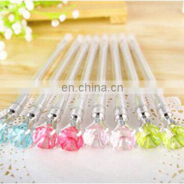 Simulation Diamond Black Ink Gel Pen cute creative Stationery and office supplies