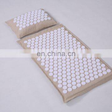 Organic Cotton and Linen Acupuncture Shakti Mat and Pillow in Set With Top Quality photo-4