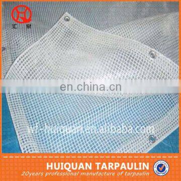 The grid cloth pe coated mesh tarp