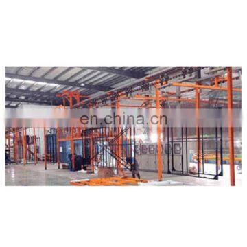 Automatic powder coating booth for aluminium profiles 1.7