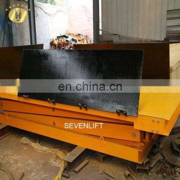 7LSJG Shandong SevenLift Micro Hydraulic Two Upright Scissor Lift In-ground 3.5t