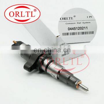 ORLTL 0 445 120 211 Fuel Injection 0445120211 Type Diesel Oil Injectors 0445 120 211 Common Rail Engine Injector Nozzle