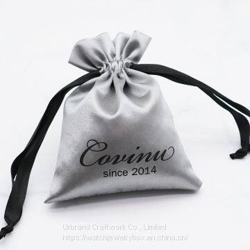 Custom Logo Printed Small Mini Velvet Drawstring Pouch Bag for Jewelry