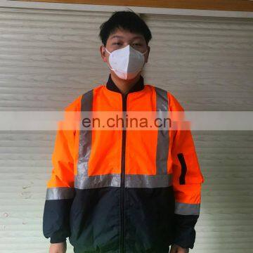 Reflective Heated Mens Work Safety Jacket Safety Work Jacket