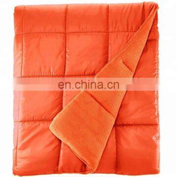 Waterproof Supersoft Quilted Down Alternative Outdoor Throw Blanket