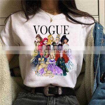 2020 Princess Vogue Tee Women Summer Graphic T-Shirts