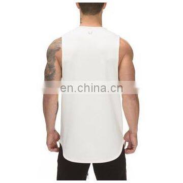 White And Other Oem Colors Sports Custom Blank Cotton Spandex Tank Tops photo-3