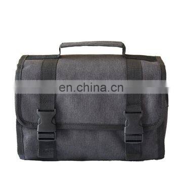 Fashion Men Folding Roll Toiletry Bag Hanging Storage Organizer Washing Travel Bag With Hook photo-6