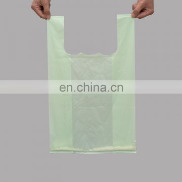 Durable Recycle 100 Biodegradable Compostable Plastic Packaging T-shirt bags