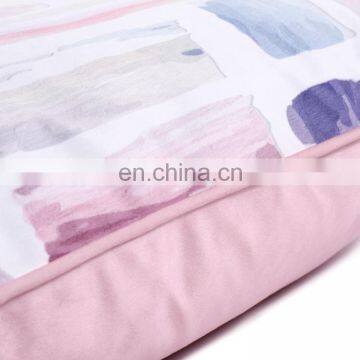 Winning Designs Brush Painting Art Printed Velvet Cushion/decorative Throw Pillows photo-5