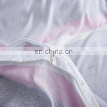 2020 Summer New Arrival Household Products Leaves Plaid Simple Style Aloe Cotton Bed Linen Comforter Bedding Set Cheap Price photo-7