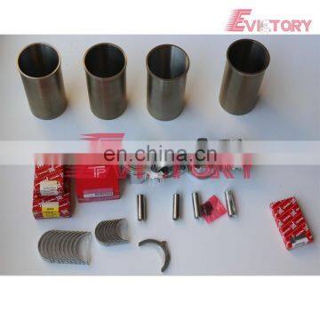 For Nissan Forklift BD30 engine rebuild kit piston ring cylinder liner full gasket kit bearing