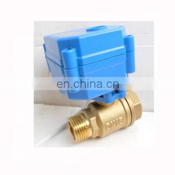 CWX-15N CR01 2wire DC5V DN15 BSP brass female-male 2 way mini electronic motorized ball valve