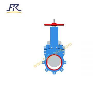 Split Body Polyurethne Lined Wear Resistant Knife Gate Valve for Mining Slurry photo-3