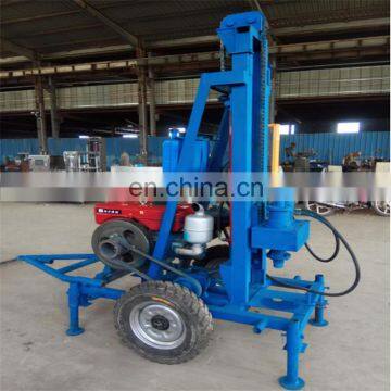 Hydraulic Small Water Borewell Drilling Machine With Fast Move Function 20HP Diesel Engine Provide Power photo-3