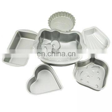 Housewares of cake mould with multiple shapes made by advanced CNC technology from mould factory