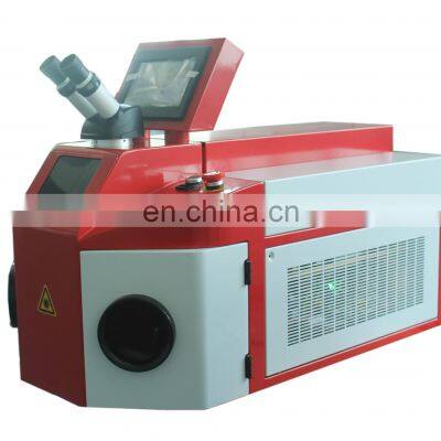 High Performance 200w Gold Silver Filled Jewellery Laser Welder Machine With Jewelry Microscope for Spot Welding