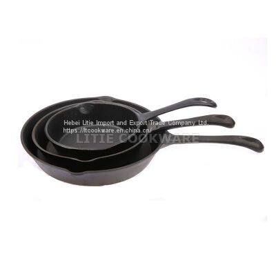 6.5 Inch-10.25 Inch Pre-Seasoned Cast Iron Round Skillet Fry Pan Set Skillet Manufacturer photo-4