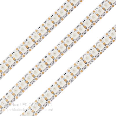 LED Strip lights LC8812B  White PCB 144LED  RGB LED Strip for decoration