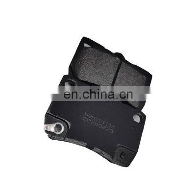 China semi-metal rear axle safety brake pads