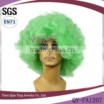 cheap green synthetic big afro wigs