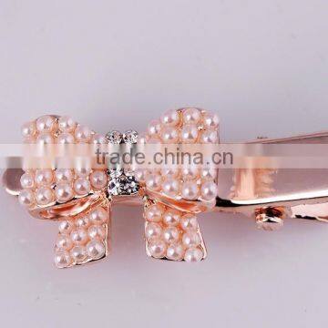 2015 new model FMYJ039 bow knot hair barrette clip wholesale