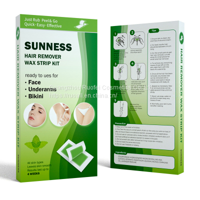 Sunness Ready-to-use Wax Strips Hair Removal With 24 Strips photo-3