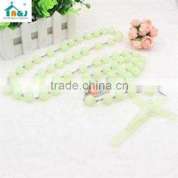 Trade Assurance Supplier Glow in the Dark Plastic Rosary Catholic Decoration