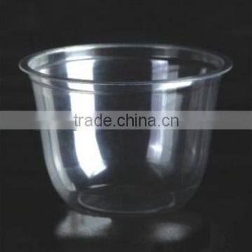 New product--10oz/300ml clear disposable plastic cup with specially designed flat lid