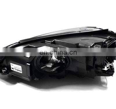 Modified RED LINE PROJECTOR LED BLACK Headlights Double U Angel Eyes Headlights Assembly for VW Golf 7 2014-2017 photo-2