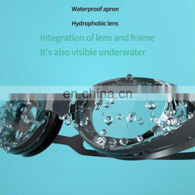 Swim Goggles Set Anti Fog Mask Adult Children Custom Water Sports Silicone Swimming Goggles photo-2