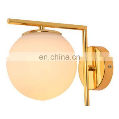 Tonghua Morden Nordic Wall Lamp Glass Shell Metal Tube Light in Home Corridor Decor Light