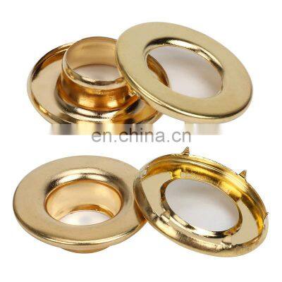 Round Grommet Garment Metal Eyelet With Claw For Truck Tarpaulin