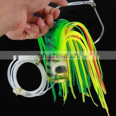 High quality  Hard Head Soft Body octopus lure 30cm 260g squid jigs big game bait drag fishing bait  skirt sea fishing tackle