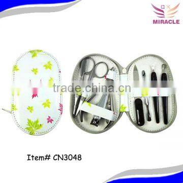 8pcs manicure set flower printed style manicure set Newest manicure set