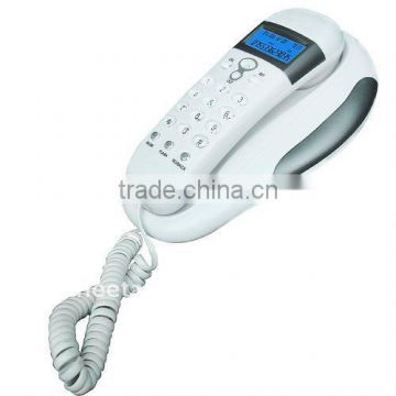 Modern hot sale crystal trimline caller id telephone for hotel