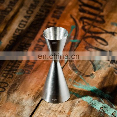 Triangle Short Shot Wholesale Stainless Steel Graded Slanted Slim Cocktail Jigger