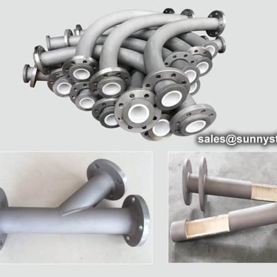 Ceramic Sleeve Lined Pipe For Lithium Battery