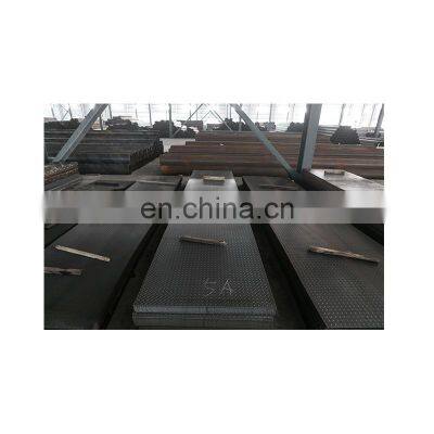 Q235 Black Steel Checkered Tread Steel Plate for Slip Resistance Usage photo-3