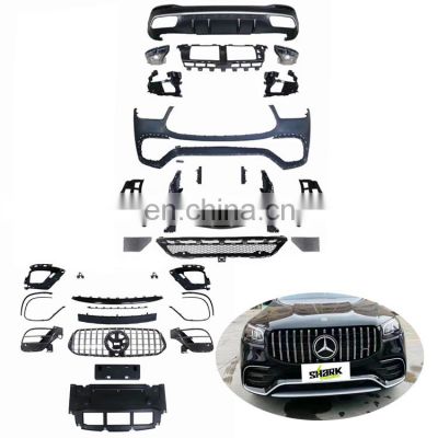 Full Body Kit With Grille For Mercedes 2020 GLS X167 Upgrade To GLS63 Style Sport Body Kit