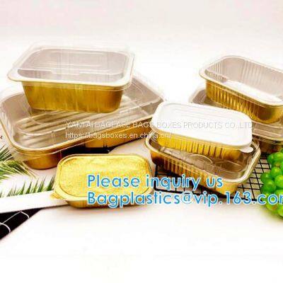 Reheating, Baking, Roasting, Meal Prep, To-Go Containers Aluminum Pan Disposable Heavy Duty Rectangular Tin Foil Pans photo-2