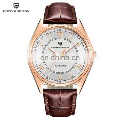 PAGANI DESIGN 1634 Men Mechanical sport Waterproof Genuine Leather Brand Automatic Business Watch