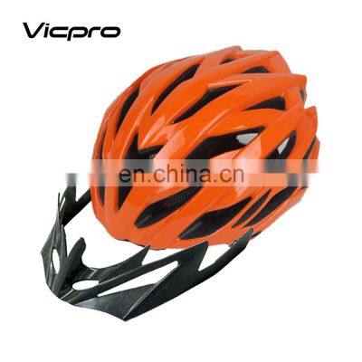 Factory Price Foldable Bicycle Black Bicycle Helmets With Visor photo-2