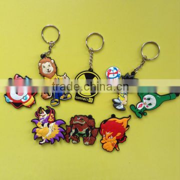 2015 promotion keyring pvc custom design can shaped 3d rubber soft pvc keychain