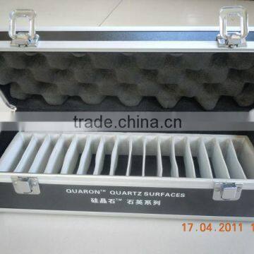 aluminum display coin case with ABS shell and plywood