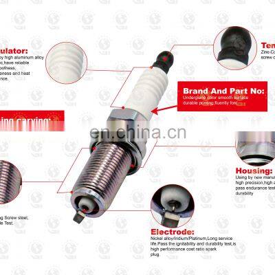 Spark Plugs Genuine BPR6ES 7822 FOR Honda GX120 Engine Gokart