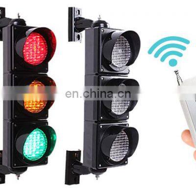 Wireless Controller 3x100mm LED Traffic Light Red Amber Green LED Traffic Signal Light Remote Controller photo-5