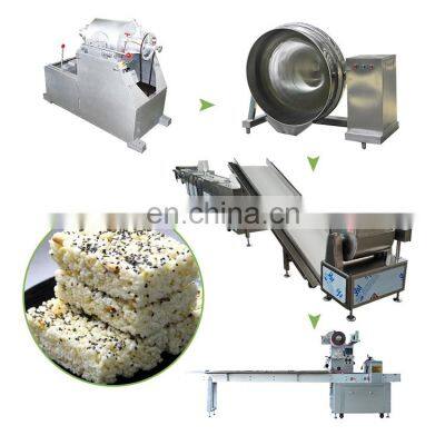 Good Quality Egg Crisp Cake Cutting Machine Cereal Bar Production Line Caramel Treats Making Machine