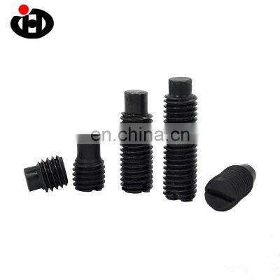Hot Sale Black Alloy Steel Headless Set Screws Slotted Set Screws With Long Dog Point photo-5
